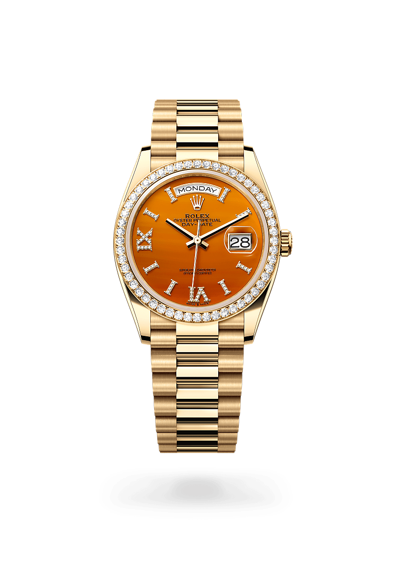 Rolex Day-Date 36 in 18 Karat Gelbgold, M128348RBR-0049 | Schullin&nbsp;Wien