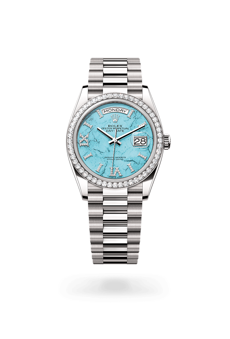 Rolex Day-Date 36 in 18 ct white gold, M128349RBR-0031 | Schullin&nbsp;Wien