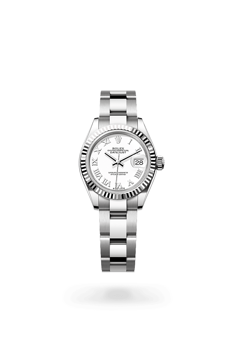 Rolex Lady-Datejust in White Rolesor - combination of Oystersteel and white gold, M279174-0020 | Schullin&nbsp;Wien