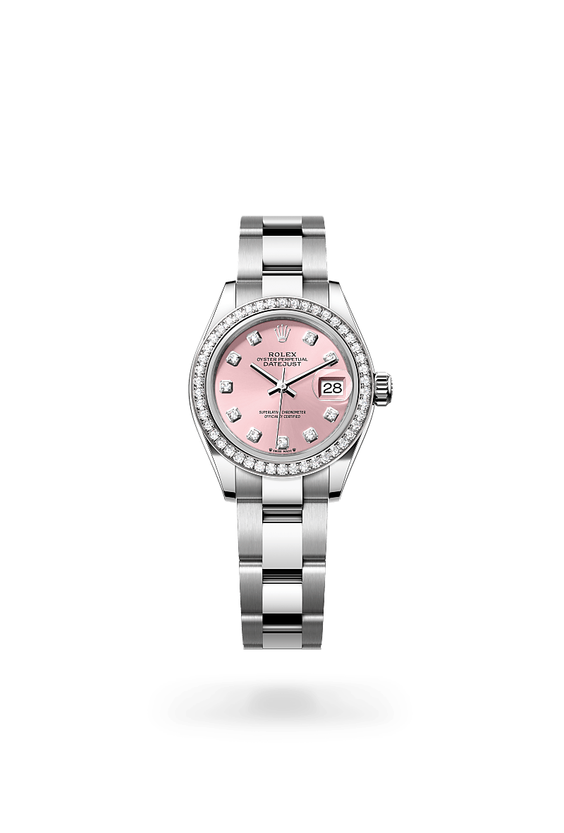 Rolex Lady-Datejust in White Rolesor - combination of Oystersteel and white gold, M279384RBR-0004 | Schullin&nbsp;Wien