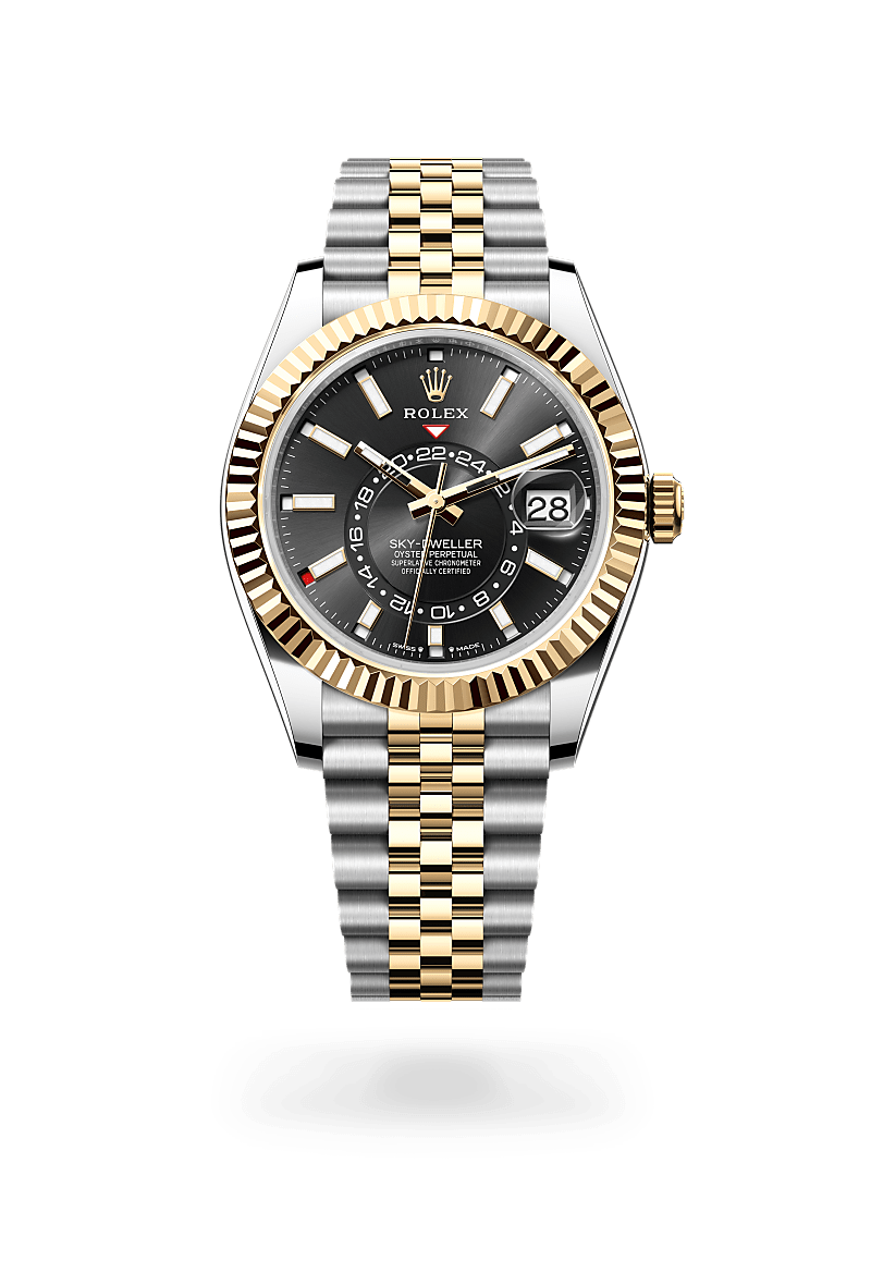 Rolex Sky-Dweller in Rolesor gelb (Kombination aus Edelstahl Oystersteel und Gelbgold), M336933-0004 | Schullin&nbsp;Wien