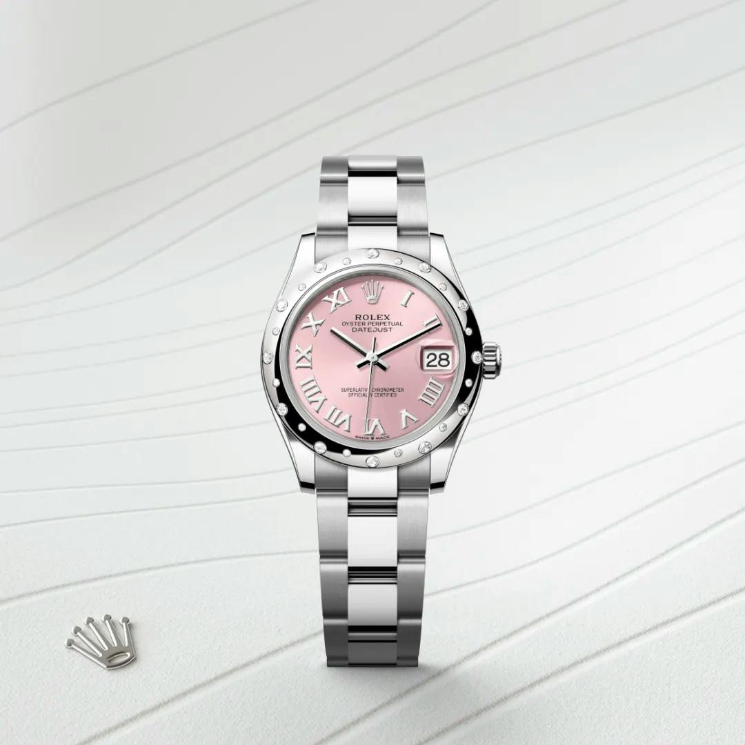 Rolex Datejust 31 Rolesor weiß (Kombination aus Edelstahl Oystersteel und Weißgold), M278344RBR-0021