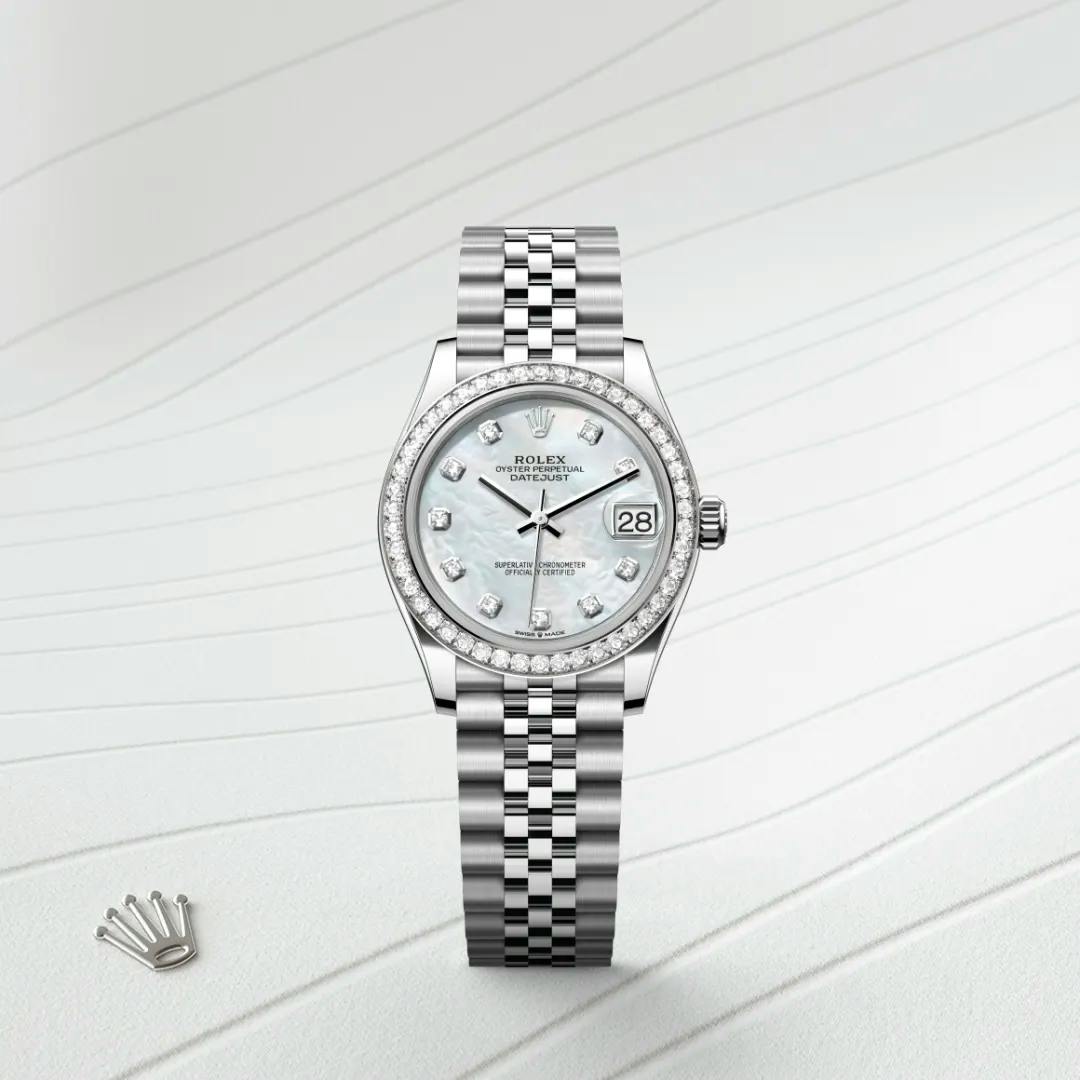 Rolex Datejust 31 White Rolesor - combination of Oystersteel and white gold, M278384RBR-0008