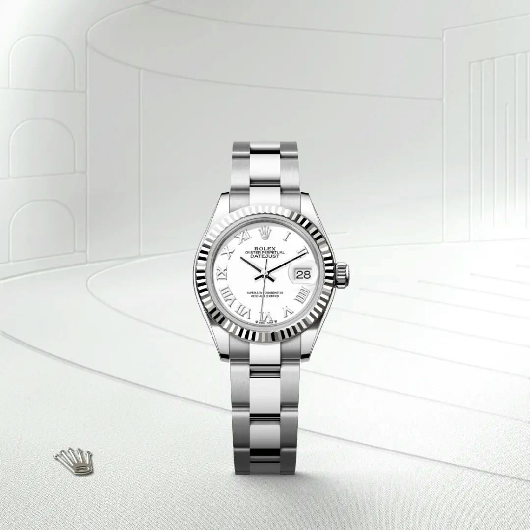 Rolex Lady-Datejust White Rolesor - combination of Oystersteel and white gold, M279174-0020