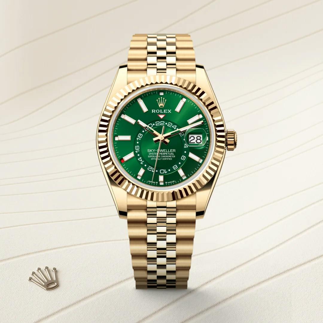 Rolex Sky-Dweller 18 Karat Gelbgold, M336938-0008