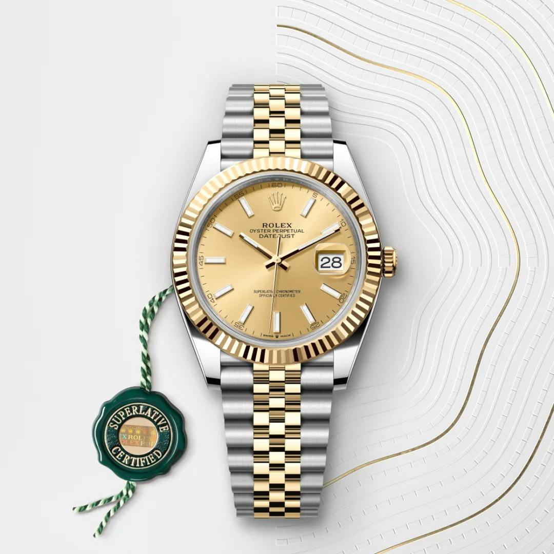 Rolex Datejust 41 Yellow Rolesor - combination of Oystersteel and yellow gold, M126333-0010