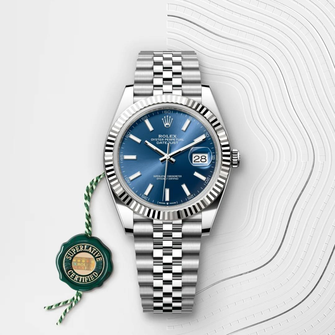 Rolex Datejust 41 White Rolesor - combination of Oystersteel and white gold, M126334-0002