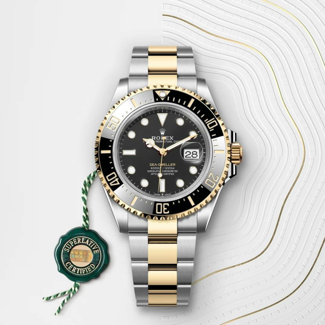 Rolex Sea-Dweller Rolesor gelb (Kombination aus Edelstahl Oystersteel und Gelbgold), M126603-0001