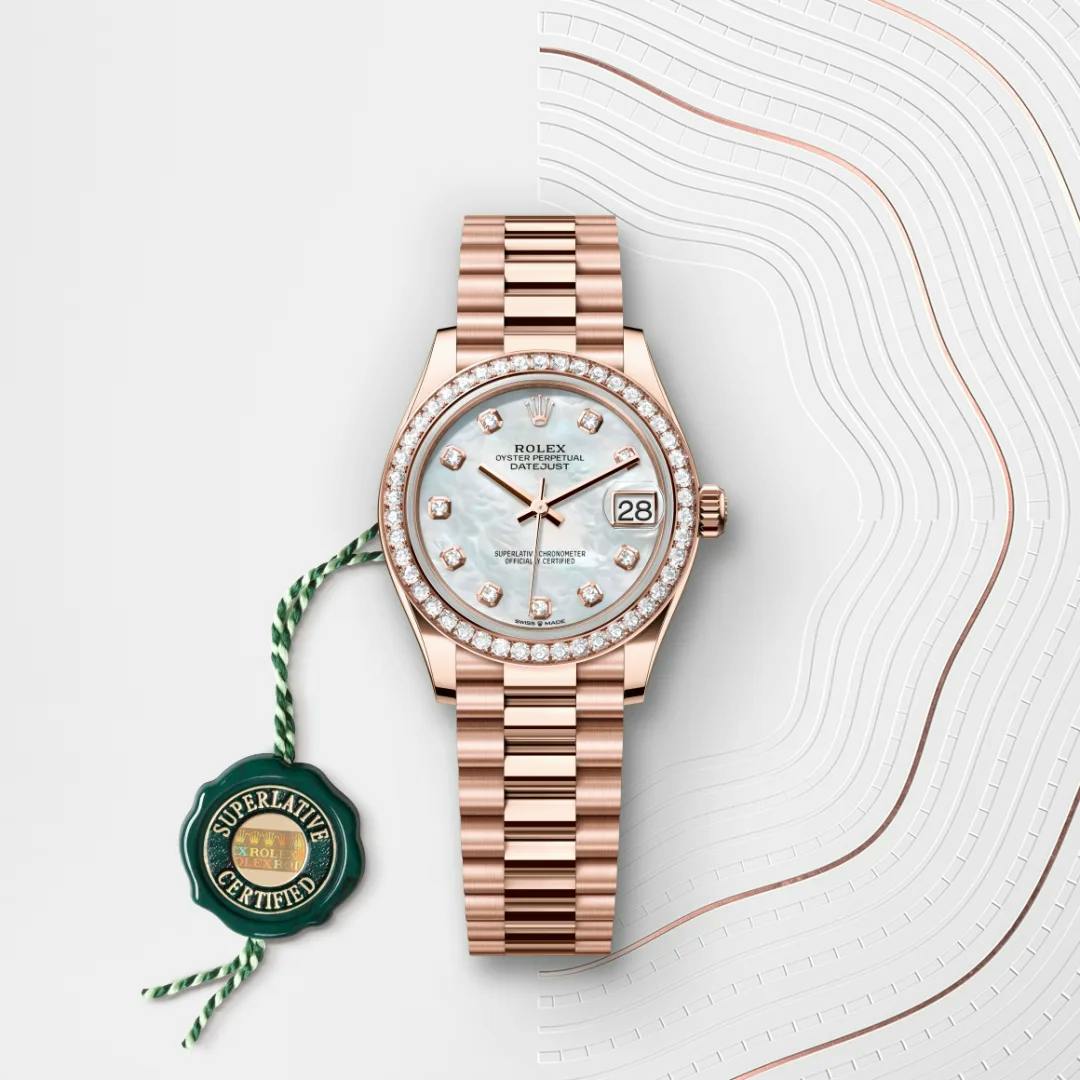 Rolex Datejust 31 18 ct Everose gold, M278285RBR-0005