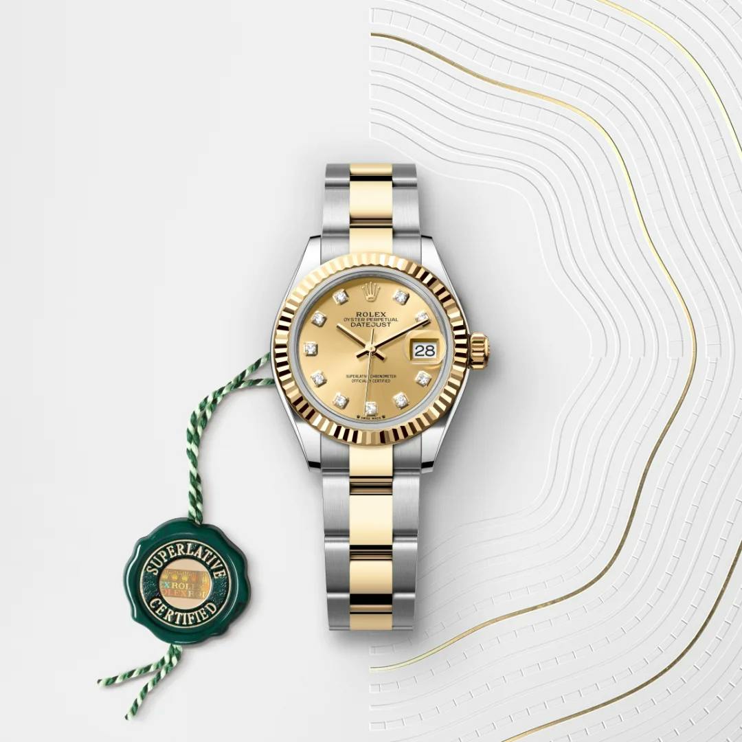 Rolex Lady-Datejust Yellow Rolesor - combination of Oystersteel and yellow gold, M279173-0012