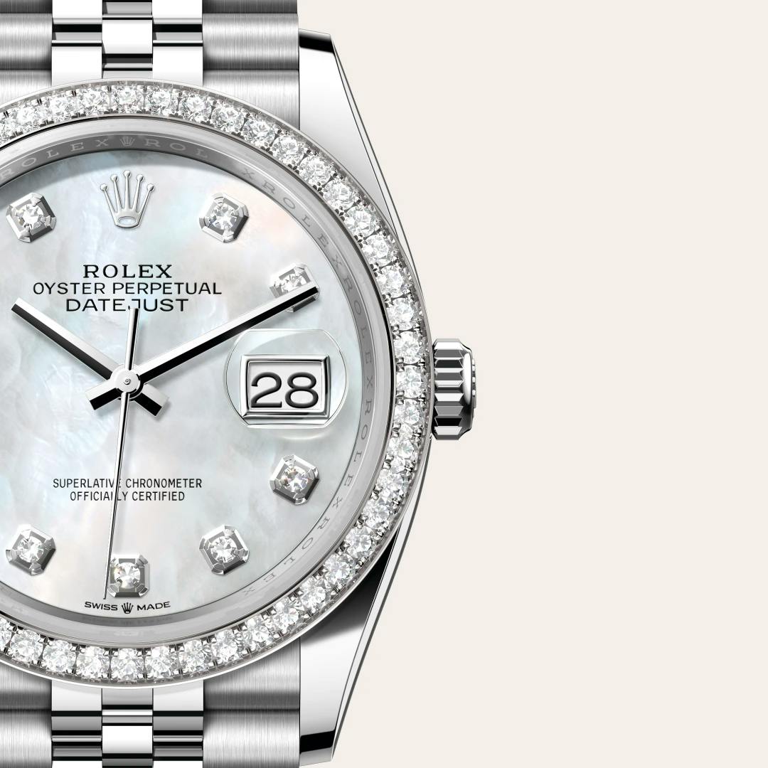Rolex Datejust 36 White Rolesor - combination of Oystersteel and white gold, M126284RBR-0011