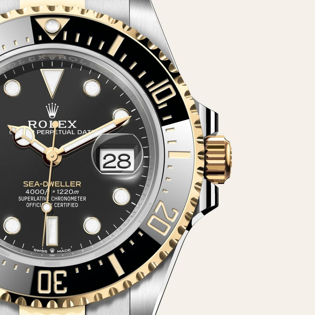 Rolex Sea-Dweller Rolesor gelb (Kombination aus Edelstahl Oystersteel und Gelbgold), M126603-0001