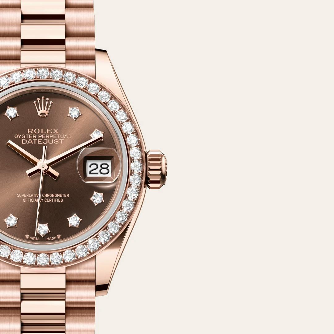 Rolex Lady-Datejust 18 Karat Everose-Gold, M279135RBR-0001