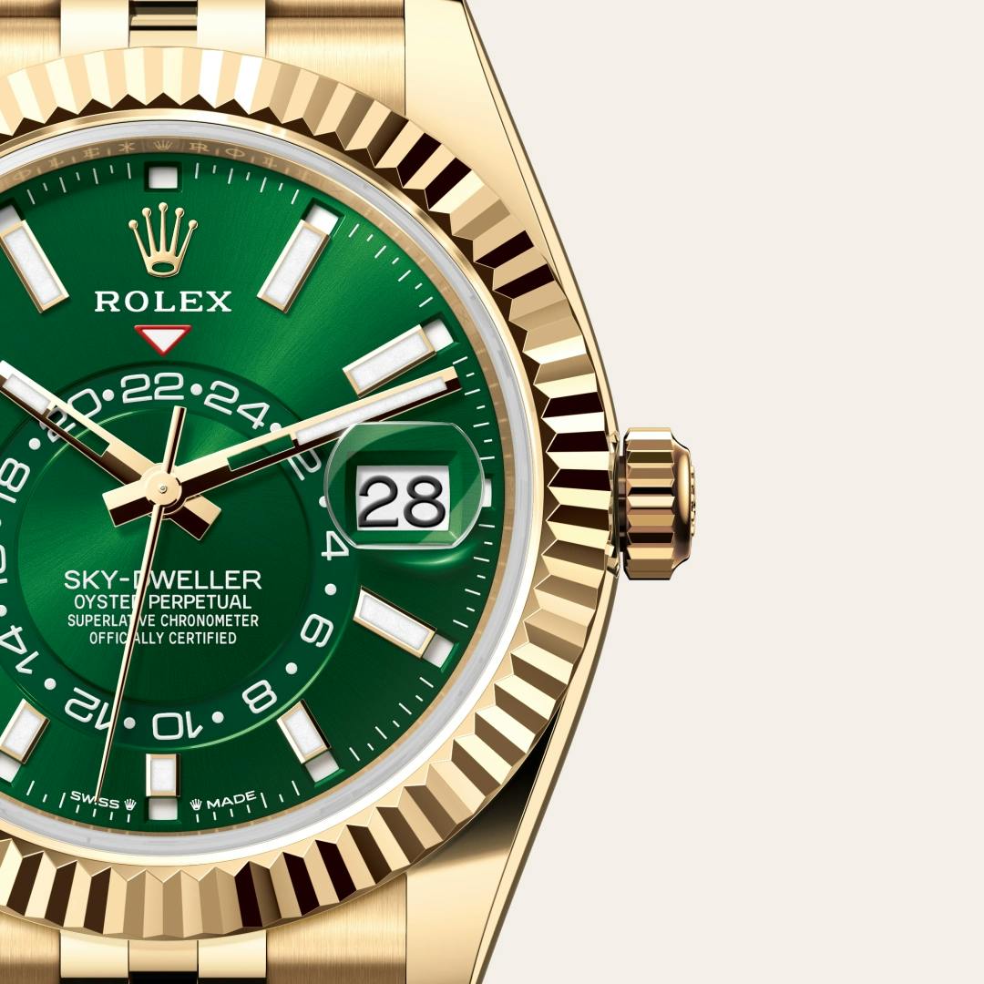Rolex Sky-Dweller 18 Karat Gelbgold, M336938-0008
