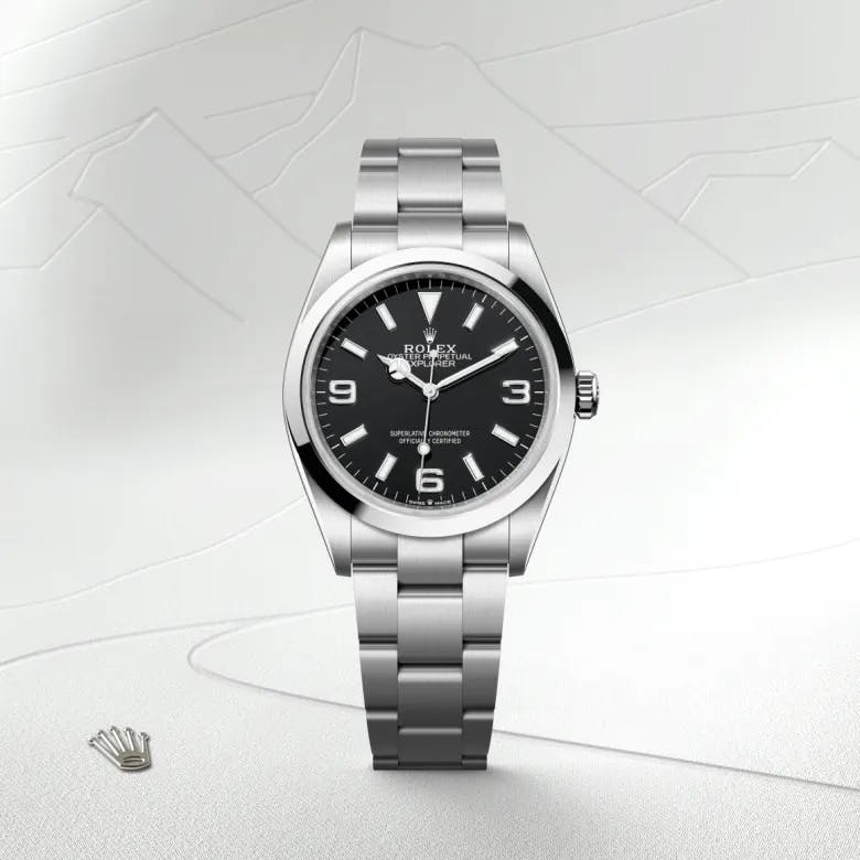 Rolex Explorer 36 Edelstahl Oystersteel, M124270-0001