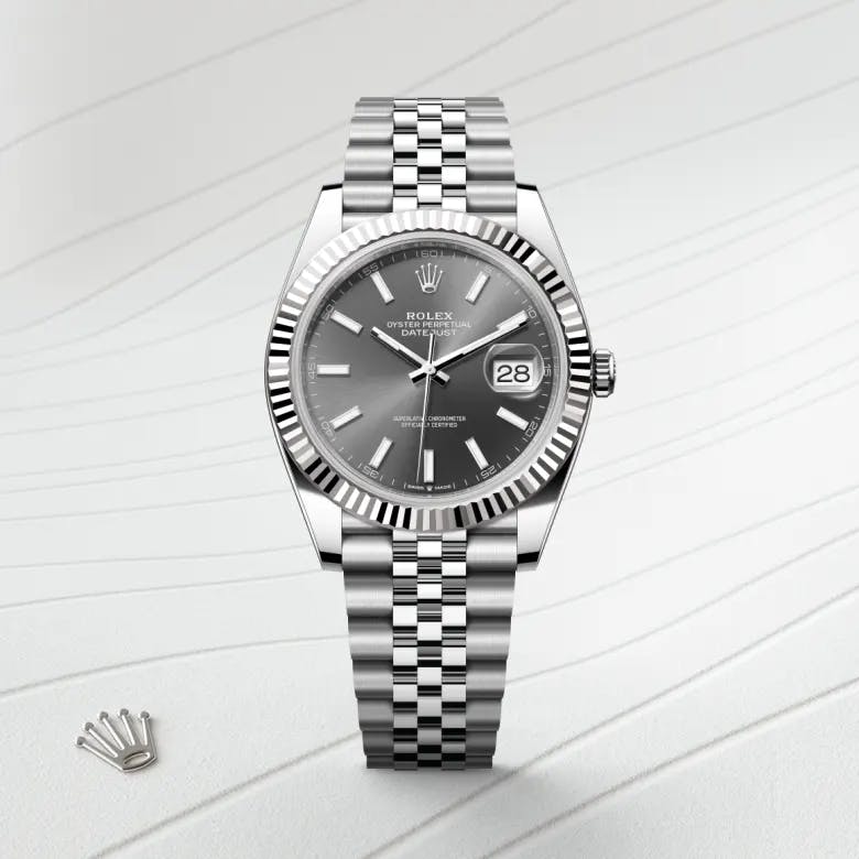 Rolex Datejust 41 White Rolesor - combination of Oystersteel and white gold, M126334-0014