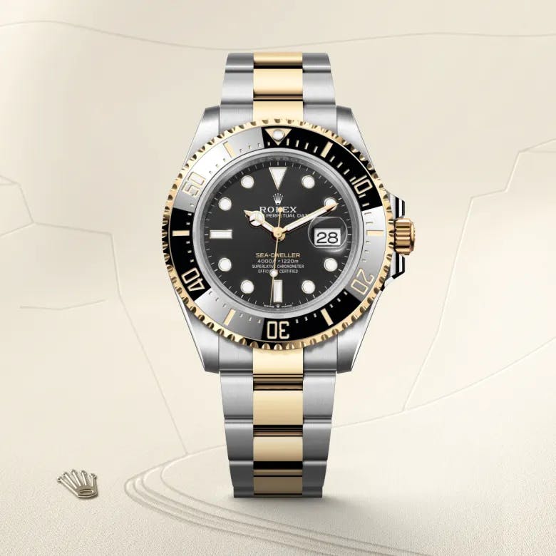 Rolex Sea-Dweller Rolesor gelb (Kombination aus Edelstahl Oystersteel und Gelbgold), M126603-0001