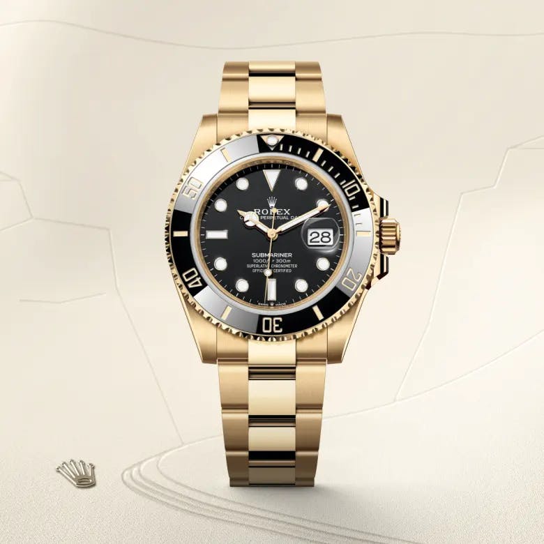 Rolex Submariner Date 18 Karat Gelbgold, M126618LN-0002