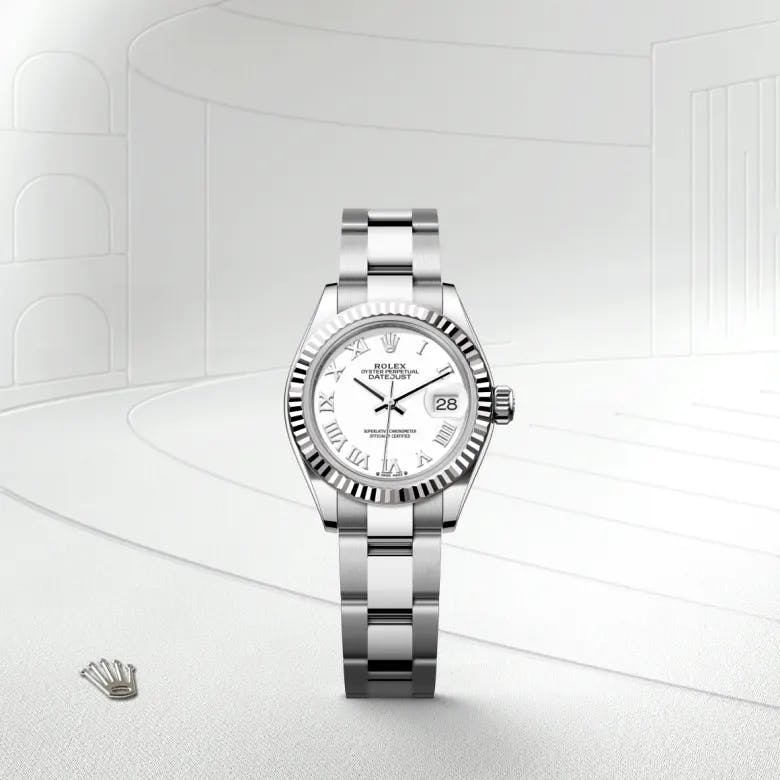 Rolex Lady-Datejust White Rolesor - combination of Oystersteel and white gold, M279174-0020