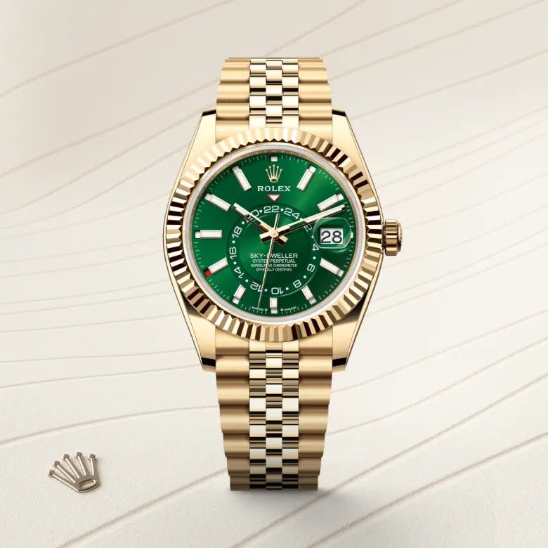 Rolex Sky-Dweller 18 Karat Gelbgold, M336938-0008