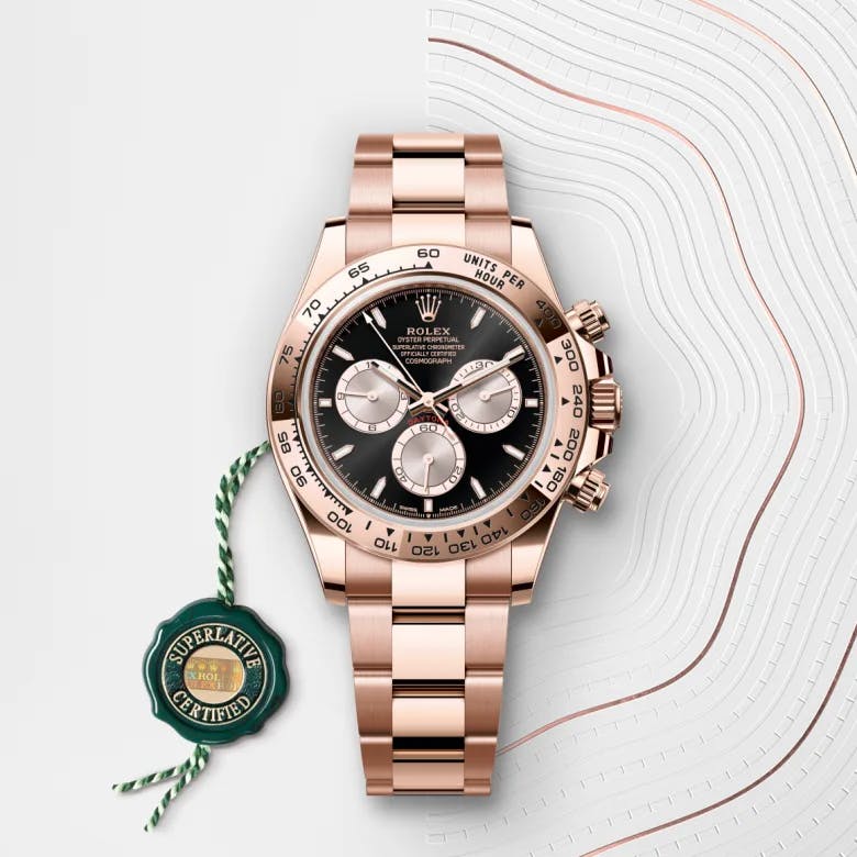 Rolex Cosmograph Daytona 18 ct Everose gold, M126505-0001