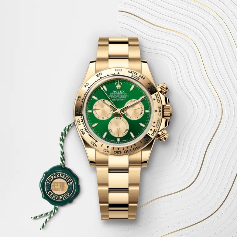 Rolex Cosmograph Daytona 18 ct yellow gold, M126508-0008