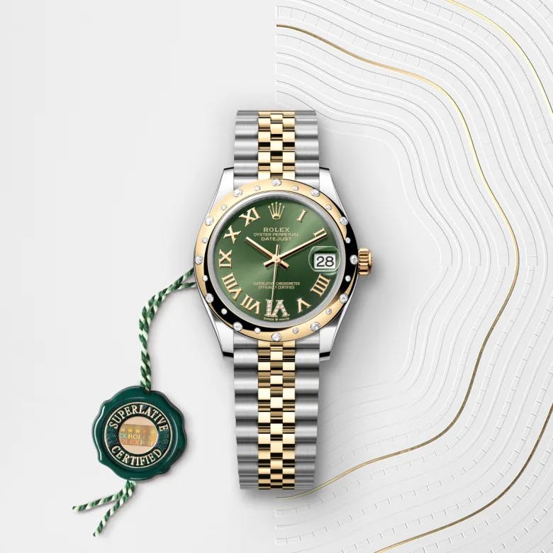 Rolex Datejust 31 Yellow Rolesor - combination of Oystersteel and yellow gold, M278343RBR-0016