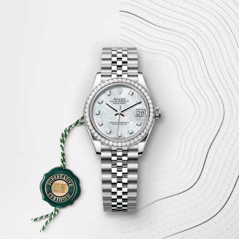 Rolex Datejust 31 White Rolesor - combination of Oystersteel and white gold, M278384RBR-0008