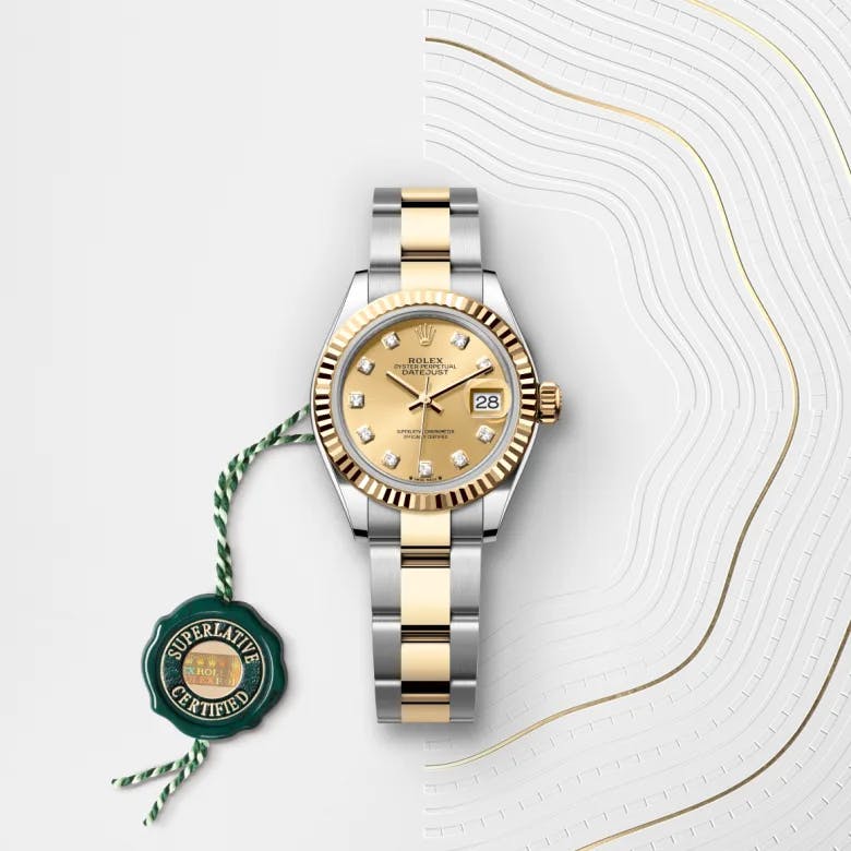 Rolex Lady-Datejust Yellow Rolesor - combination of Oystersteel and yellow gold, M279173-0012