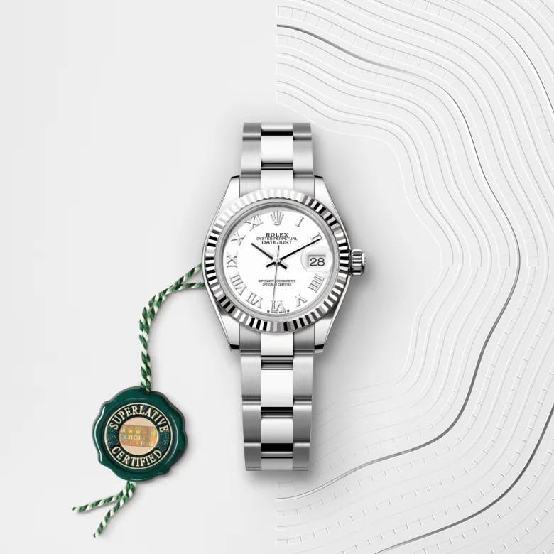 Rolex Lady-Datejust White Rolesor - combination of Oystersteel and white gold, M279174-0020