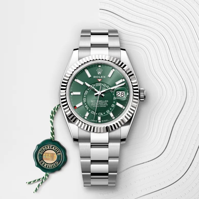 Rolex Sky-Dweller White Rolesor - combination of Oystersteel and white gold, M336934-0001