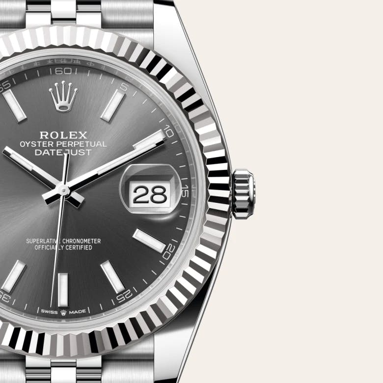 Rolex Datejust 41 White Rolesor - combination of Oystersteel and white gold, M126334-0014