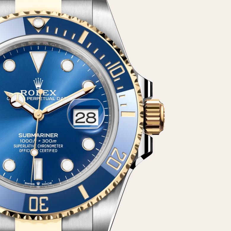 Rolex Submariner Date Yellow Rolesor - combination of Oystersteel and yellow gold, M126613LB-0002