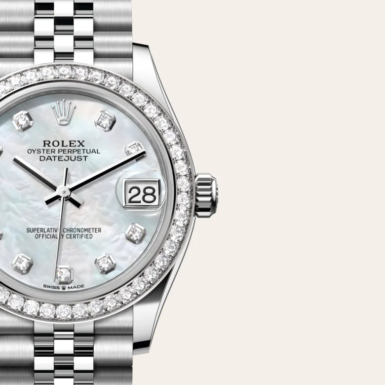 Rolex Datejust 31 White Rolesor - combination of Oystersteel and white gold, M278384RBR-0008