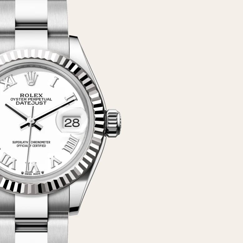 Rolex Lady-Datejust White Rolesor - combination of Oystersteel and white gold, M279174-0020