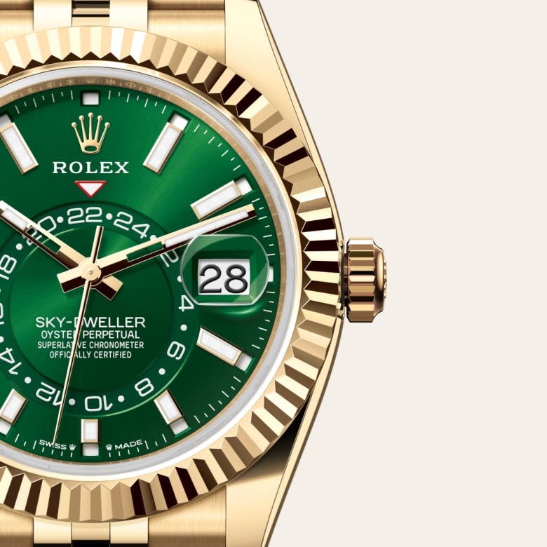 Rolex Sky-Dweller 18 Karat Gelbgold, M336938-0008