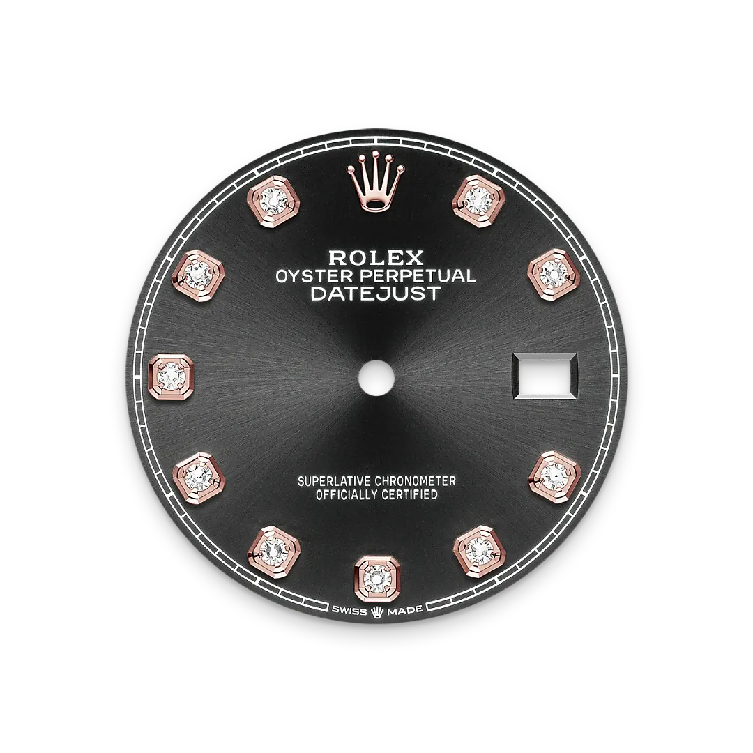 Bright black dial