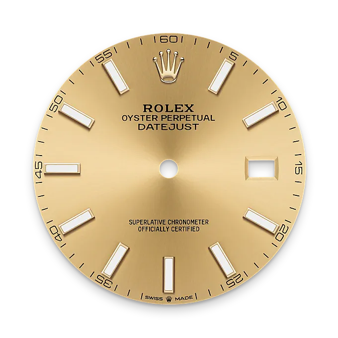 Champagne-colour dial