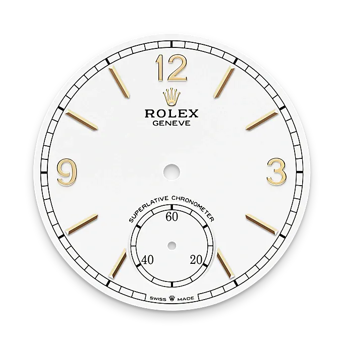 Intense white dial