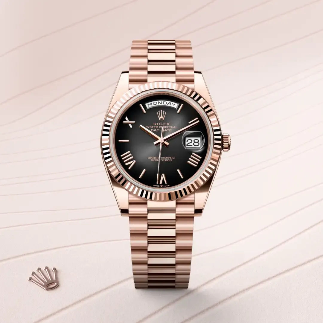 Rolex Day-Date 40 18 ct Everose gold, M228235-0055