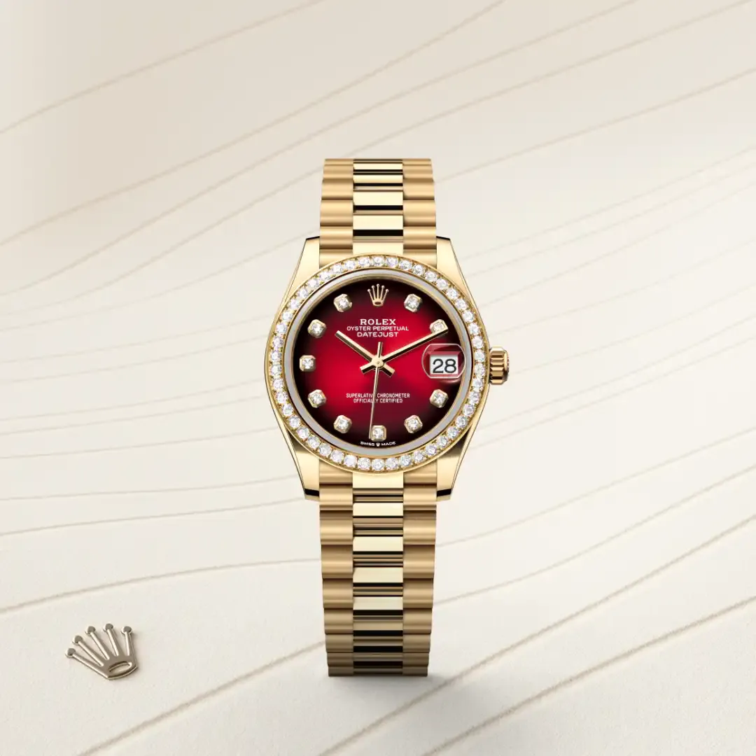 Rolex Datejust 31 18 ct yellow gold, M278288RBR-0041