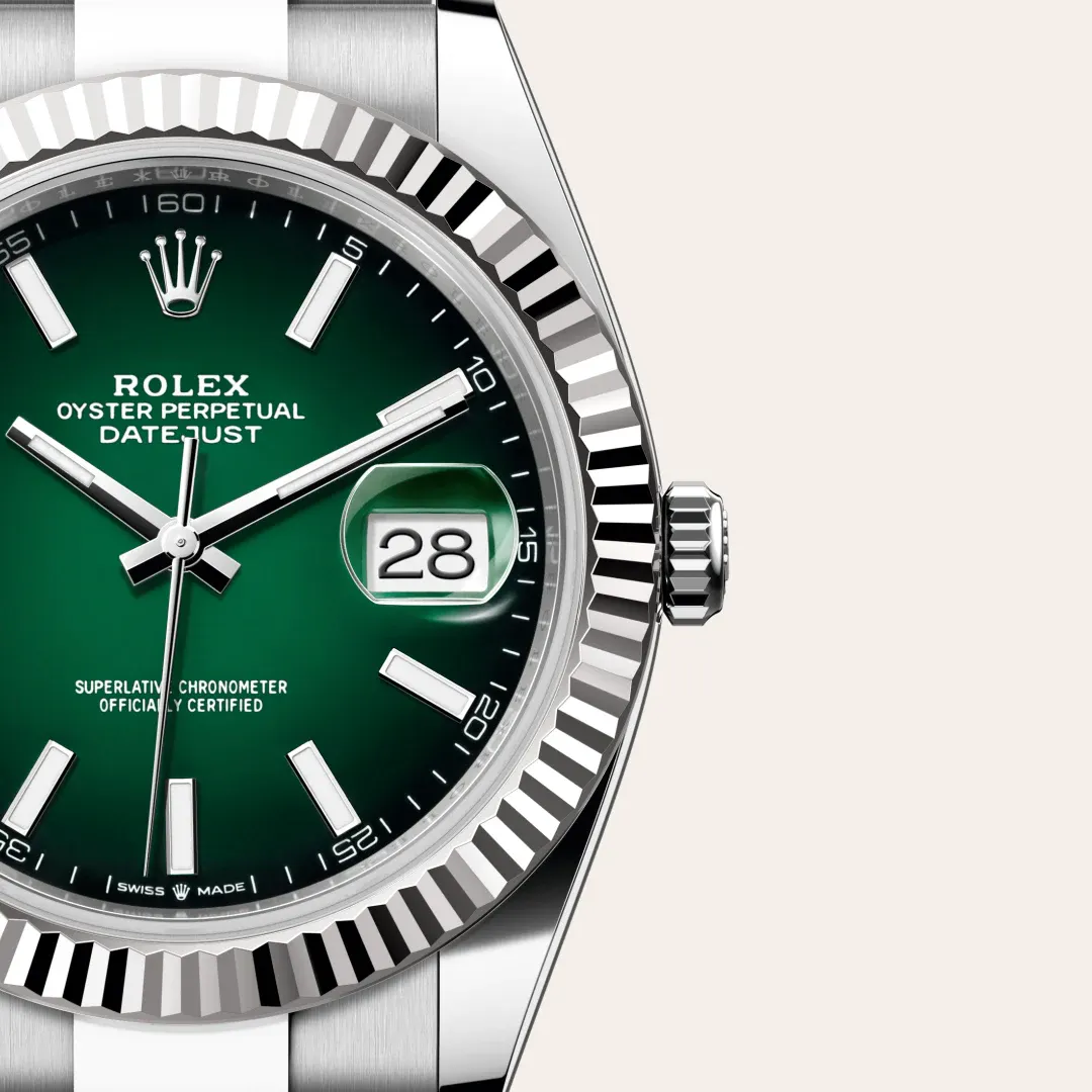 Rolex Datejust 41 White Rolesor - combination of Oystersteel and white gold, M126334-0033