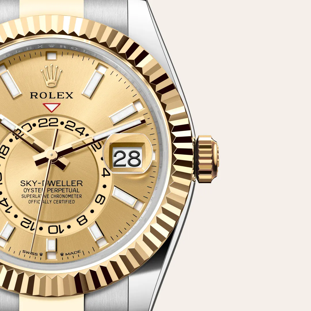 Rolex Sky-Dweller Rolesor gelb (Kombination aus Edelstahl Oystersteel und Gelbgold), M336933-0001