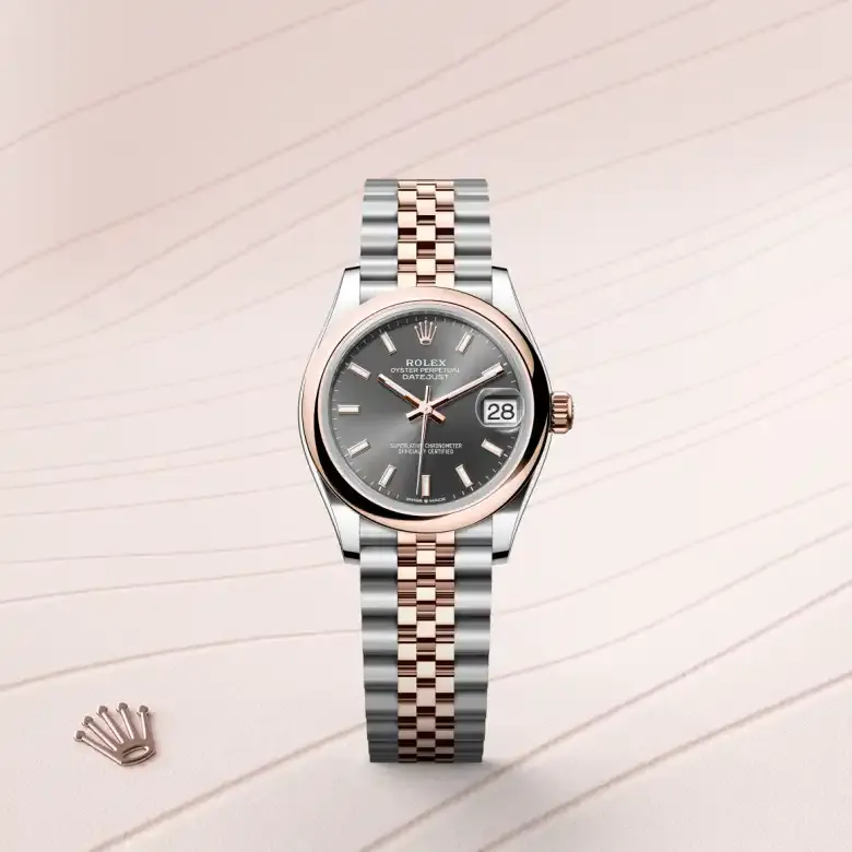 Rolex Datejust 31 Rolesor Everose (Kombination aus Edelstahl Oystersteel und Everose-Gold), M278241-0018