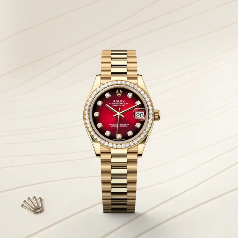 Rolex Datejust 31 18 ct yellow gold, M278288RBR-0041
