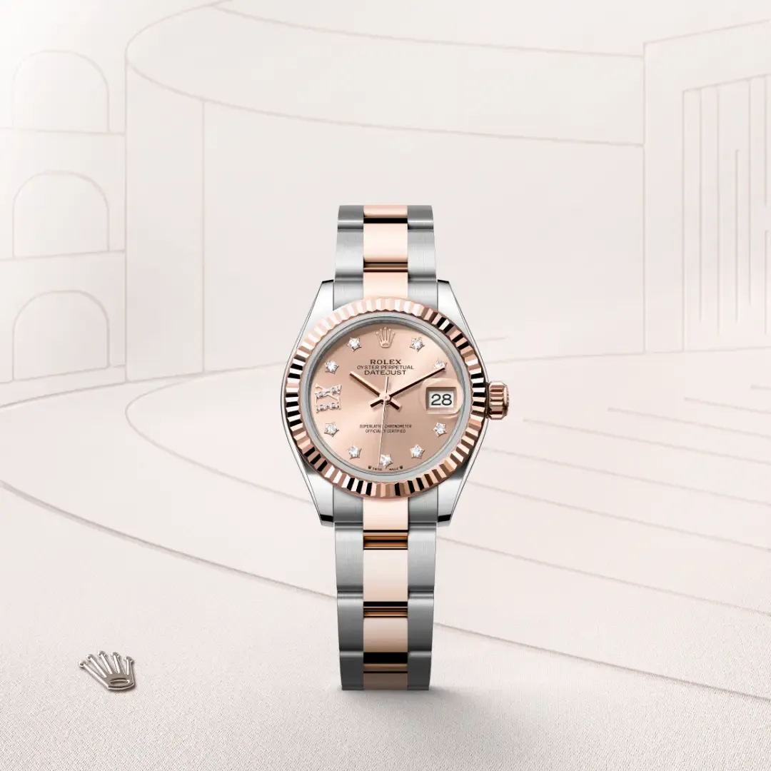 Rolex Lady-Datejust Everose Rolesor - combination of Oystersteel and Everose gold, M279171-0028