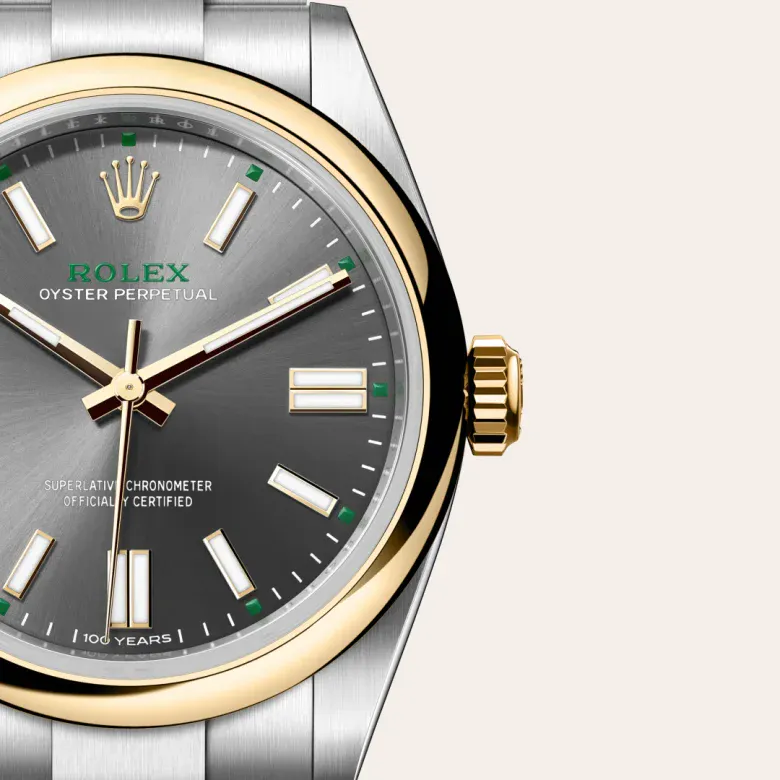 Rolex Oyster Perpetual 41 Rolesor gelb (Kombination aus Edelstahl Oystersteel und Gelbgold), M134303-0001
