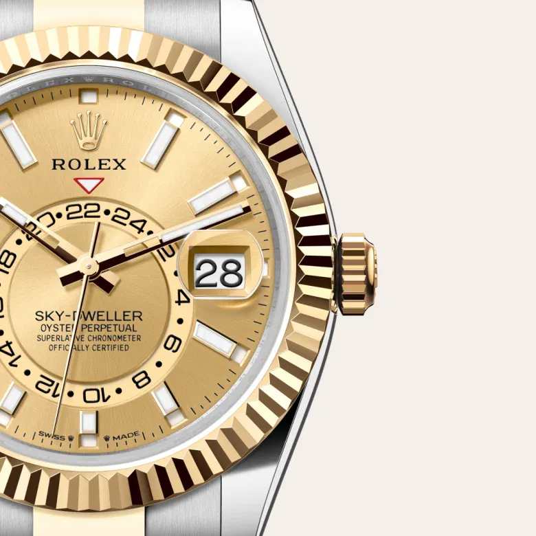 Rolex Sky-Dweller Rolesor gelb (Kombination aus Edelstahl Oystersteel und Gelbgold), M336933-0001