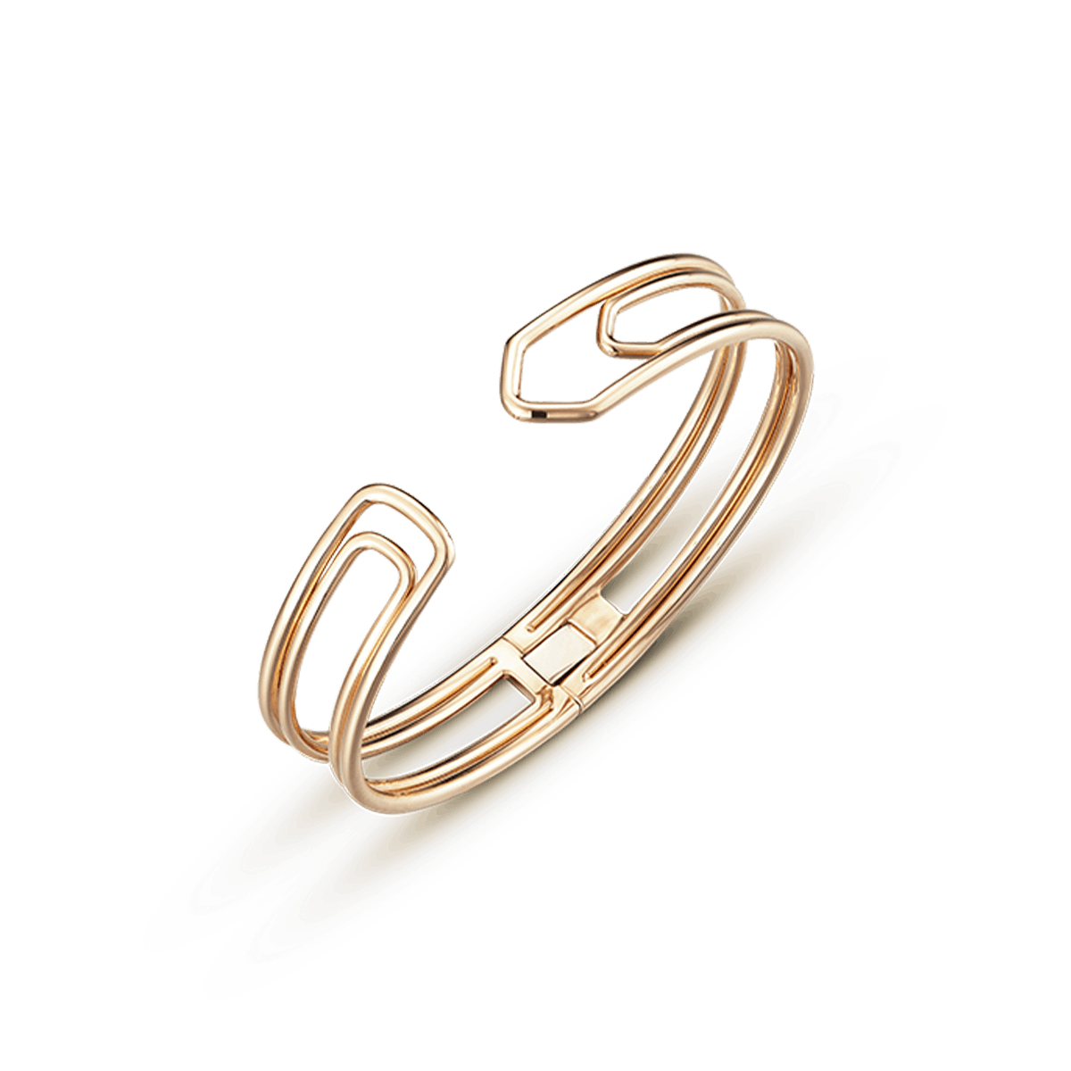 18K Roségold Armbänder Ohne Stein - Paperclip II rose