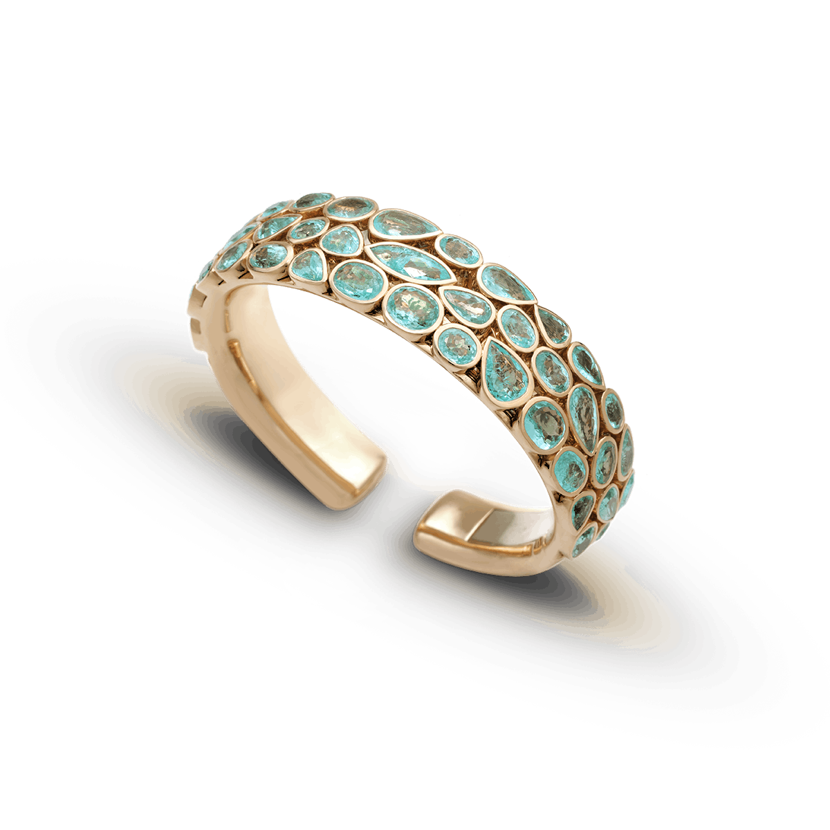 18k Rose Gold Bracelets Paraíba Turmaline - Para Cuff